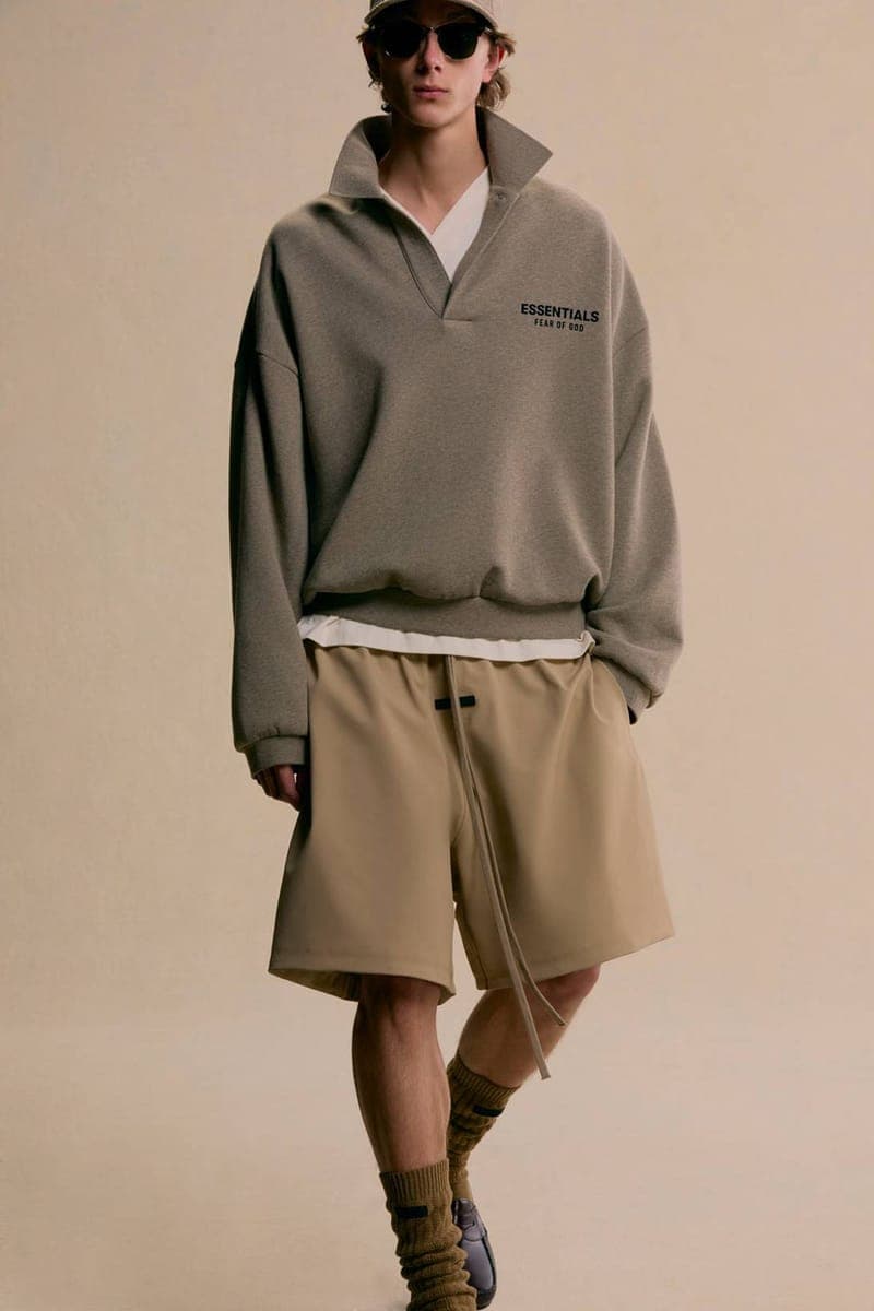 フィア オブ ゴッド エッセンシャル2024年ホリデーコレクションFear of God Opens Up Its ESSENTIALS Holiday 2024 Lookbook release info collection capsule winter fall collegiate price