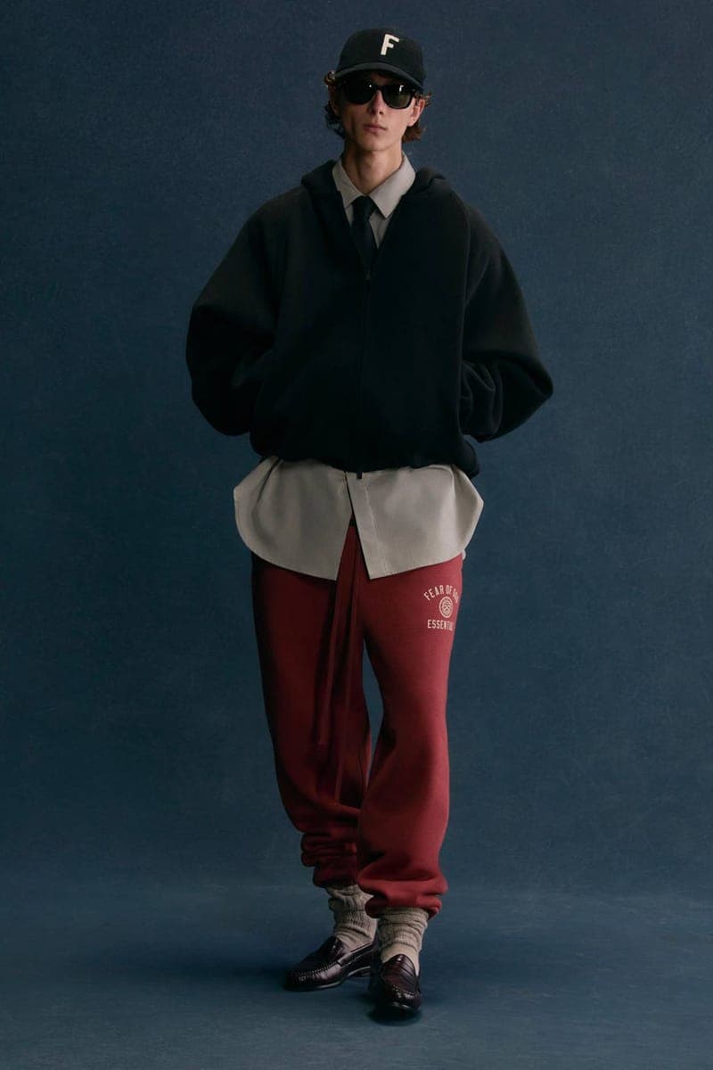 フィア オブ ゴッド エッセンシャル2024年ホリデーコレクションFear of God Opens Up Its ESSENTIALS Holiday 2024 Lookbook release info collection capsule winter fall collegiate price