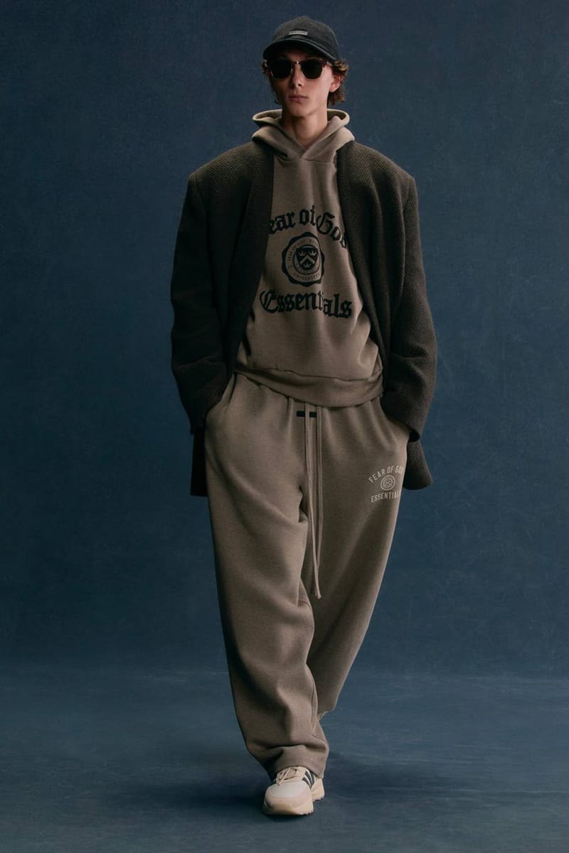 フィア オブ ゴッド エッセンシャル2024年ホリデーコレクションFear of God Opens Up Its ESSENTIALS Holiday 2024 Lookbook release info collection capsule winter fall collegiate price