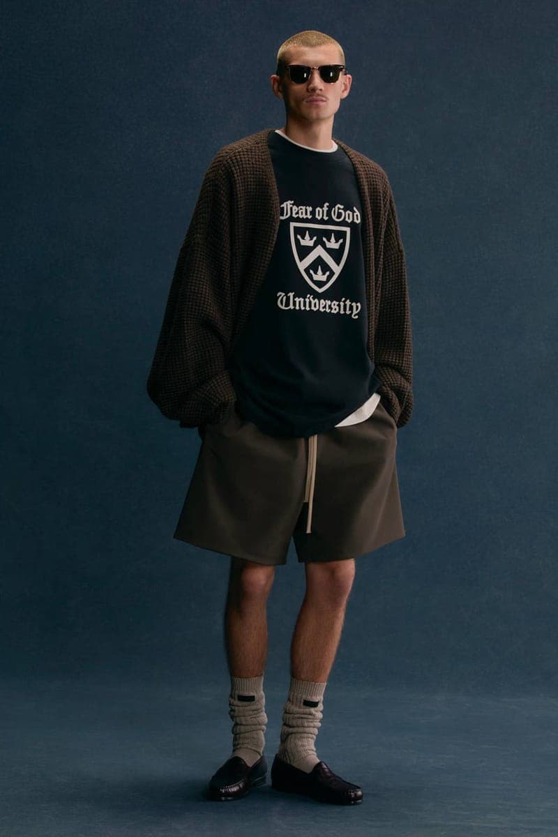 フィア オブ ゴッド エッセンシャル2024年ホリデーコレクションFear of God Opens Up Its ESSENTIALS Holiday 2024 Lookbook release info collection capsule winter fall collegiate price