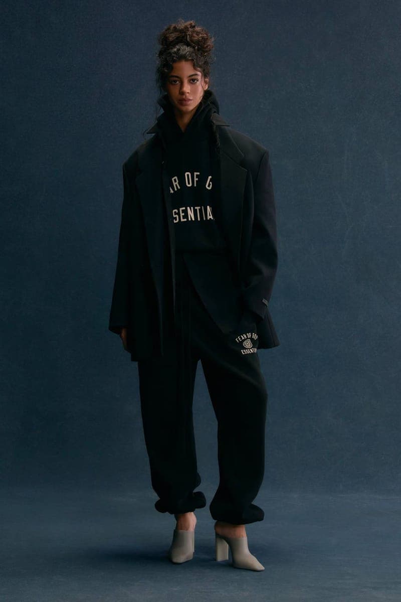 フィア オブ ゴッド エッセンシャル2024年ホリデーコレクションFear of God Opens Up Its ESSENTIALS Holiday 2024 Lookbook release info collection capsule winter fall collegiate price