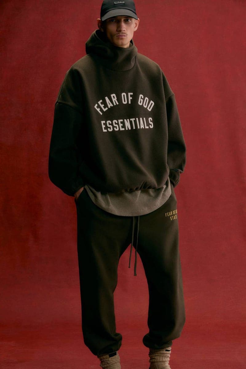 フィア オブ ゴッド エッセンシャル2024年ホリデーコレクションFear of God Opens Up Its ESSENTIALS Holiday 2024 Lookbook release info collection capsule winter fall collegiate price