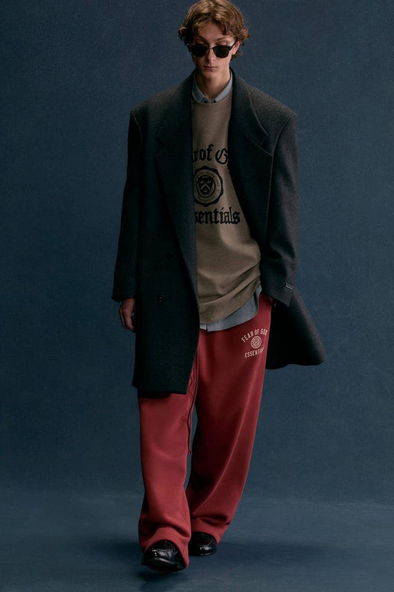 フィア オブ ゴッド エッセンシャル2024年ホリデーコレクションFear of God Opens Up Its ESSENTIALS Holiday 2024 Lookbook release info collection capsule winter fall collegiate price