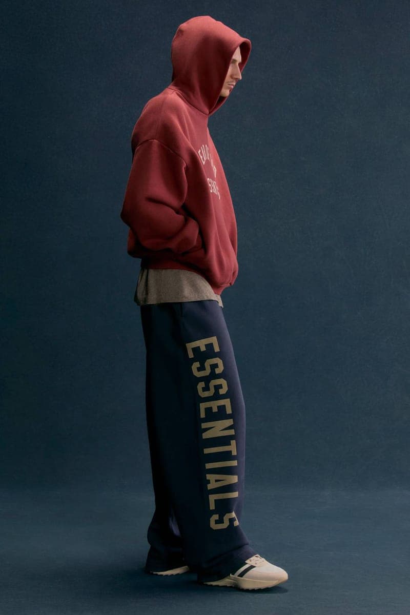 フィア オブ ゴッド エッセンシャル2024年ホリデーコレクションFear of God Opens Up Its ESSENTIALS Holiday 2024 Lookbook release info collection capsule winter fall collegiate price