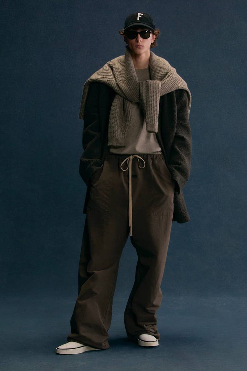 フィア オブ ゴッド エッセンシャル2024年ホリデーコレクションFear of God Opens Up Its ESSENTIALS Holiday 2024 Lookbook release info collection capsule winter fall collegiate price