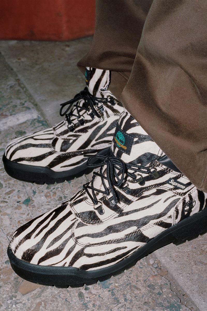 シュプリーム x ティンバーランドが2024年秋冬シーズンのコラボブーツを発表 Supreme Timberland Field Boot release info