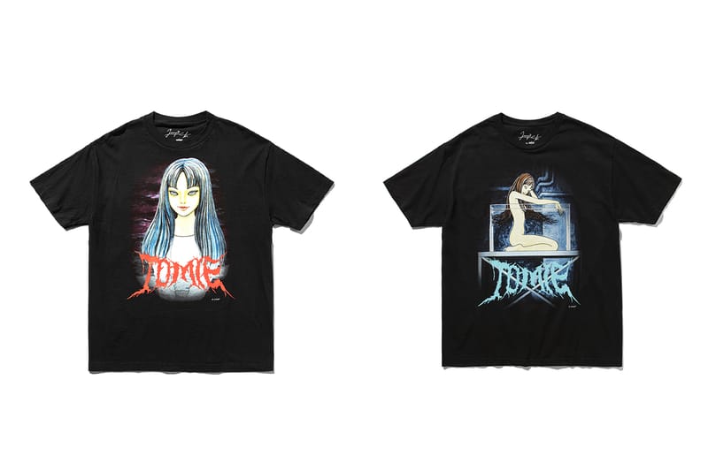 weber から伊藤潤二原作のミステリーホラー漫画『富江』とのコラボTシャツが発売