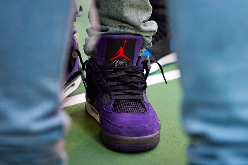 トラヴィス・スコット x エアジョーダン 4 の未発売モデル “パープル” が2025年にリリースとの噂 Travis Scott x Air Jordan 4 Purple release 2025 rumor