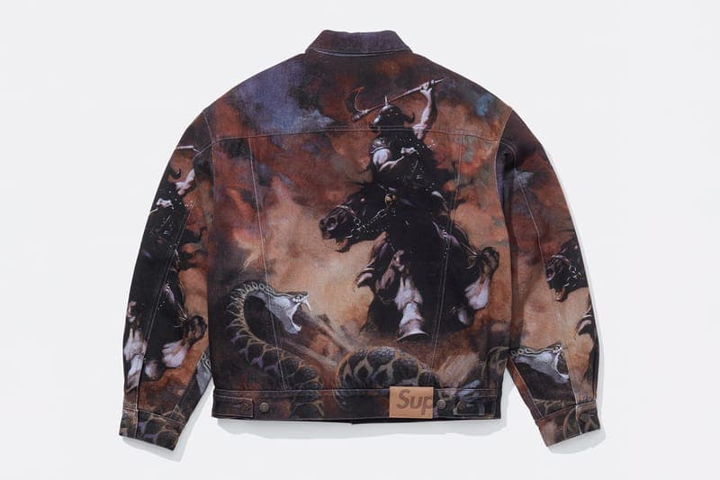 シュプリームがアメリカ人イラストレーター フランク・フラゼッタとのコラボコレクションを発表 Supreme x Frank Frazetta Fall 2024 Collaboration 1970s warrior women warlocks beasts kingdoms ec comics titles buck rogers covers carter of mars 