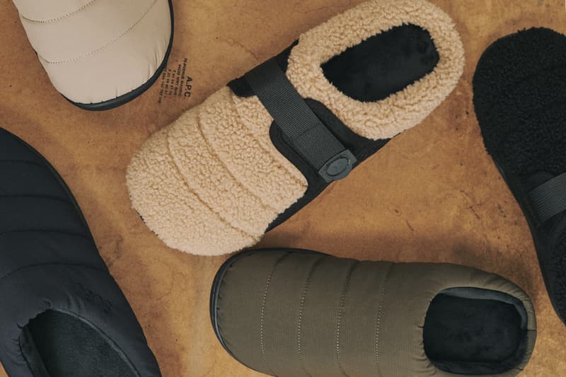 アーペーせー x スブ APC x SUBU によるコラボレーションは冬でも履けるサンダル