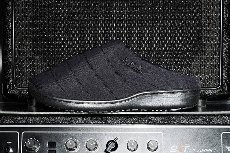 アーペーせー x スブ APC x SUBU によるコラボレーションは冬でも履けるサンダル