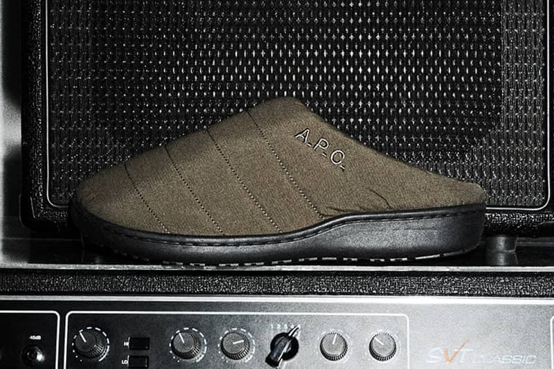 アーペーせー x スブ APC x SUBU によるコラボレーションは冬でも履けるサンダル
