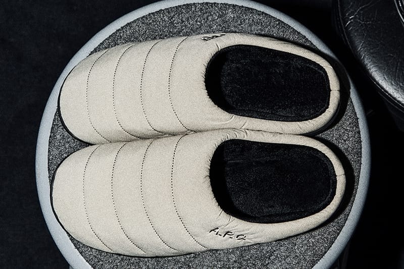 アーペーせー x スブ APC x SUBU によるコラボレーションは冬でも履けるサンダル