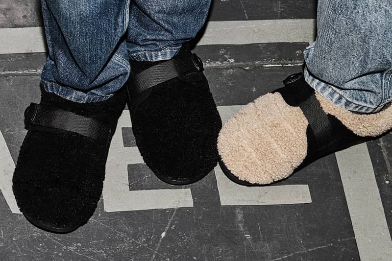 アーペーせー x スブ APC x SUBU によるコラボレーションは冬でも履けるサンダル