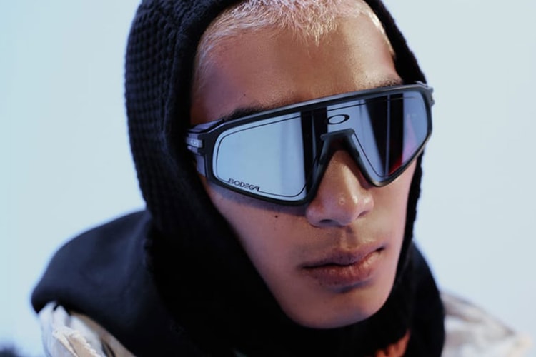 Oakley と Bodega が高機能サングラス Latch Panel Brass を発表