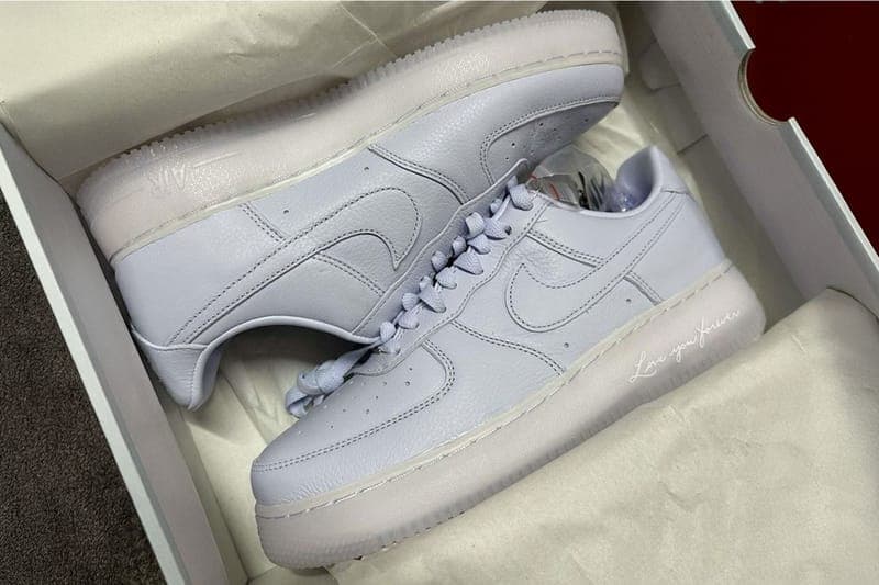 ドレイクの手掛けるノクタxナイキエアフォース1にまたもや新色の存在が浮上 NOCTA x Nike Air Force 1 Low “Cobalt Tint” CZ8065-101 CZ8065-800 Release Info