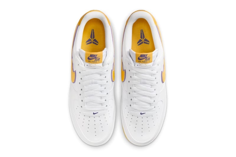 コービー・ブライアント x ナイキ エアフォース 1 ローが国内発売決定 Kobe Bryant x Air Force 1 Low Varsity Maize and Varsity Purple