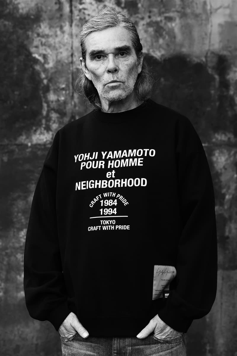 NEIGHBORHOOD x Yohji Yamamoto POUR HOMME によるコラボコレクション第3弾が到着 NEIGHBORHOOD Yohji Yamamoto POUR HOMME fall winter 2024 release info