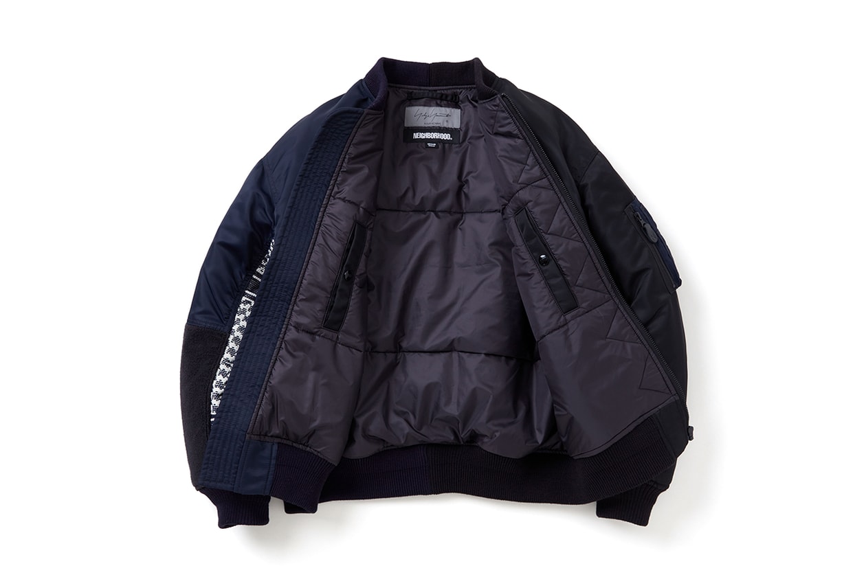 NEIGHBORHOOD x Yohji Yamamoto POUR HOMME によるコラボコレクション第3弾が到着 NEIGHBORHOOD Yohji Yamamoto POUR HOMME fall winter 2024 release info