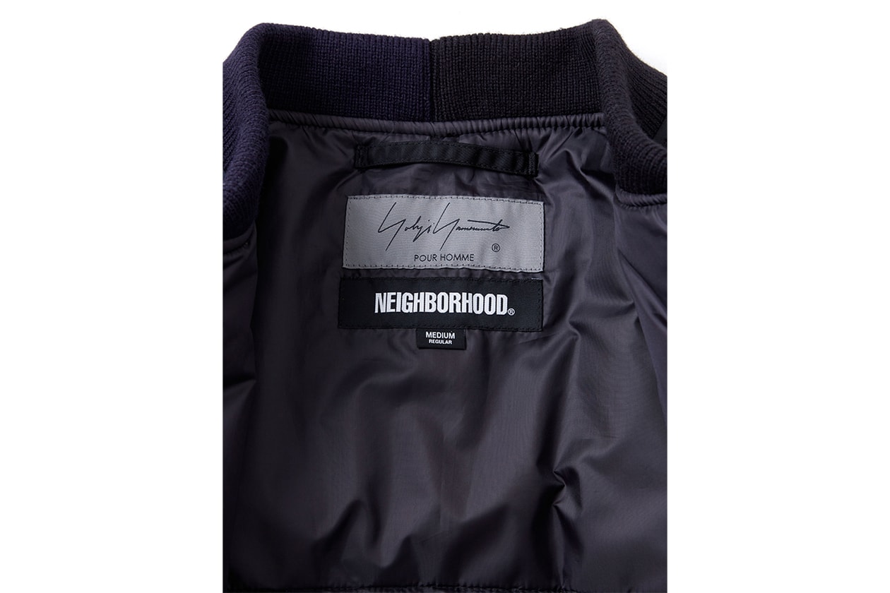 NEIGHBORHOOD x Yohji Yamamoto POUR HOMME によるコラボコレクション第3弾が到着 NEIGHBORHOOD Yohji Yamamoto POUR HOMME fall winter 2024 release info