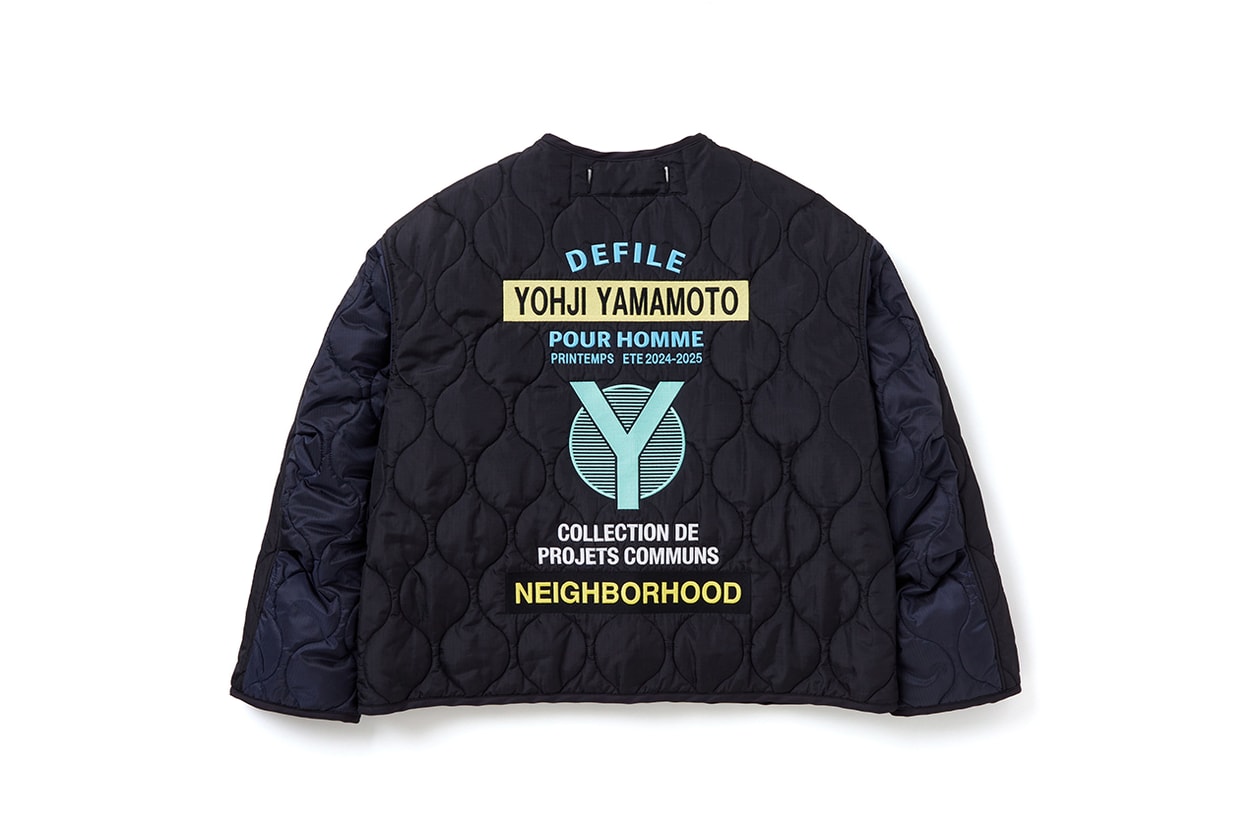 NEIGHBORHOOD x Yohji Yamamoto POUR HOMME によるコラボコレクション第3弾が到着 NEIGHBORHOOD Yohji Yamamoto POUR HOMME fall winter 2024 release info