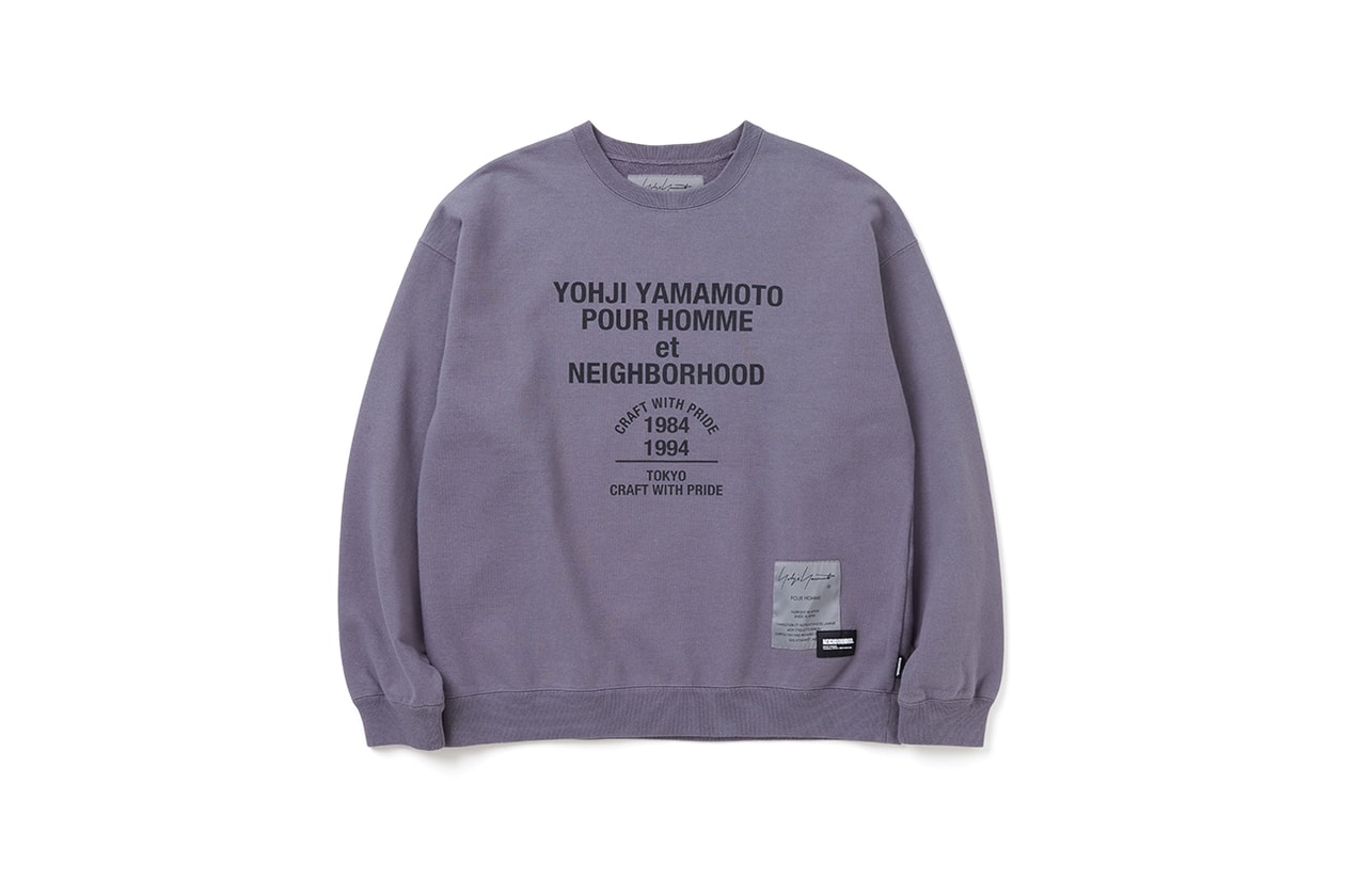 NEIGHBORHOOD x Yohji Yamamoto POUR HOMME によるコラボコレクション第3弾が到着 NEIGHBORHOOD Yohji Yamamoto POUR HOMME fall winter 2024 release info