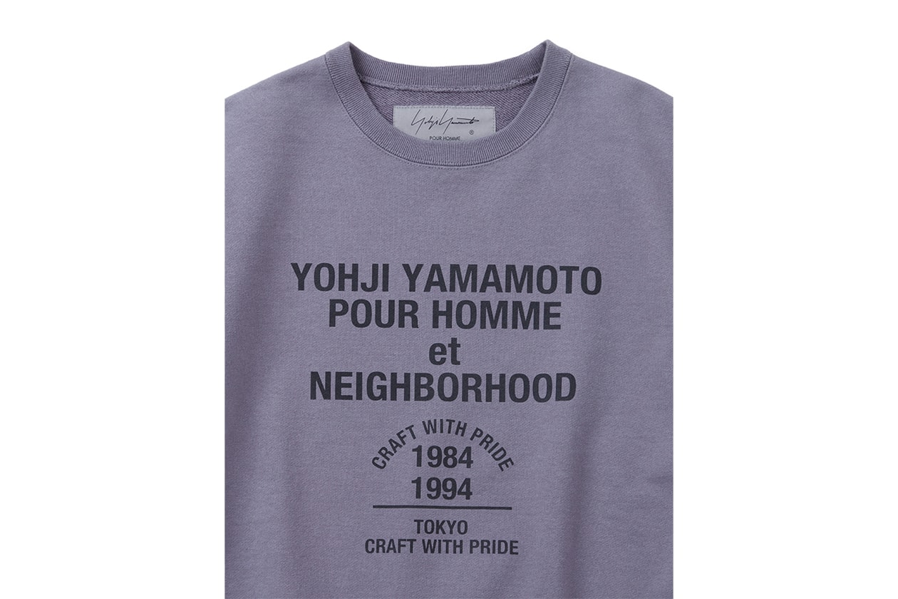 NEIGHBORHOOD x Yohji Yamamoto POUR HOMME によるコラボコレクション第3弾が到着 NEIGHBORHOOD Yohji Yamamoto POUR HOMME fall winter 2024 release info