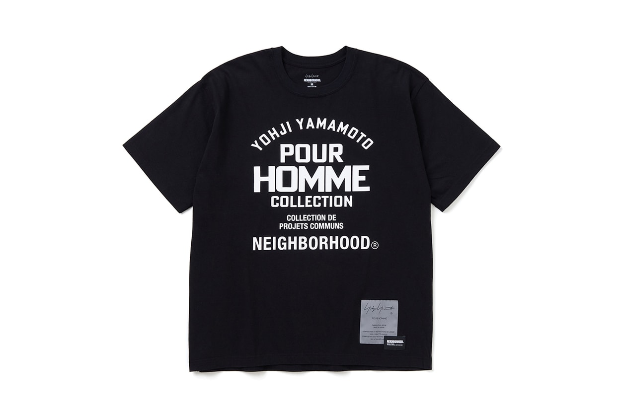 NEIGHBORHOOD x Yohji Yamamoto POUR HOMME によるコラボコレクション第3弾が到着 NEIGHBORHOOD Yohji Yamamoto POUR HOMME fall winter 2024 release info