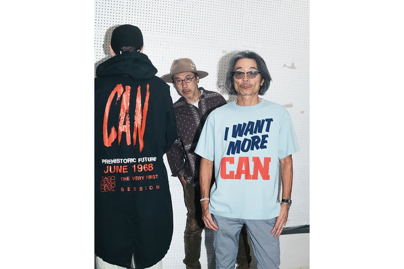 アンダーカバーレコーズとロックバンド カンによるコラボレーションを発表 CAN x UNDERCOVER RECORDS collaboration collection