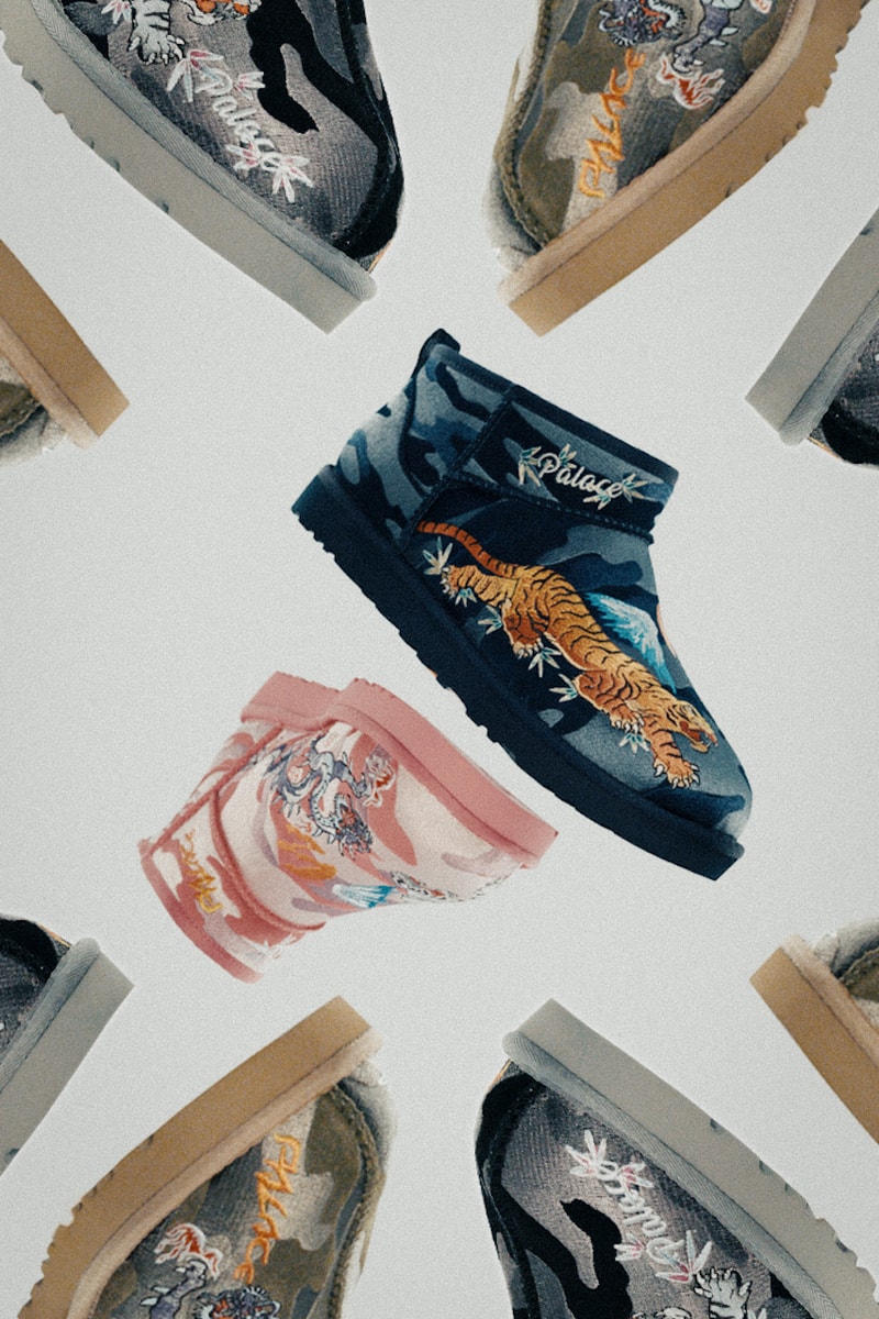 パレススケートボードxアグが2024年秋冬シーズンのコラボレーションを発表 palace skateboards ugg collb tasman classic ultra mini release info
