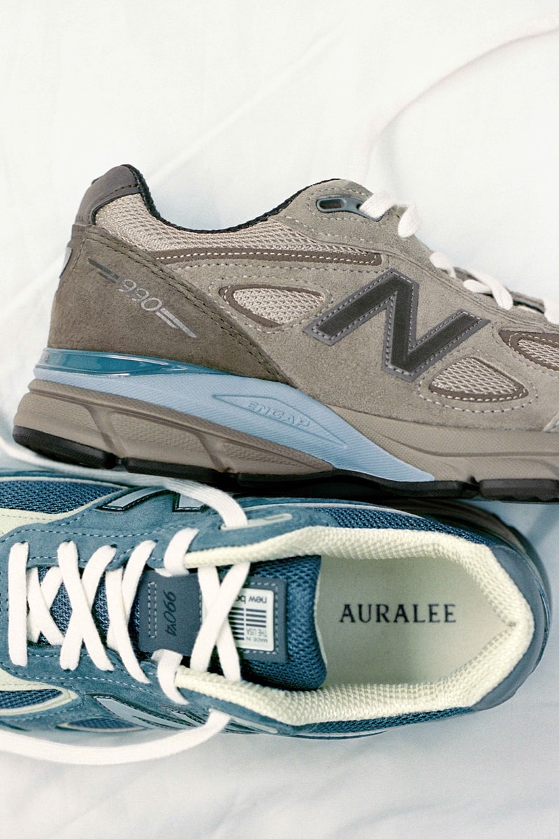 オーラリー x ニューバランス メイド イン USA 990v4 の発売情報が解禁 AURALEE New Balance MADE in USA 990v4 release info