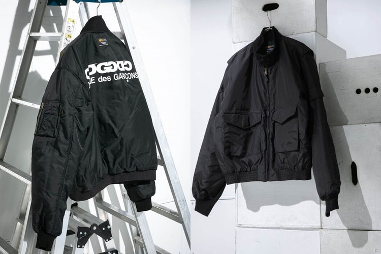 CDG x Alpha Industries による限定リバーシブルジャケットが発売