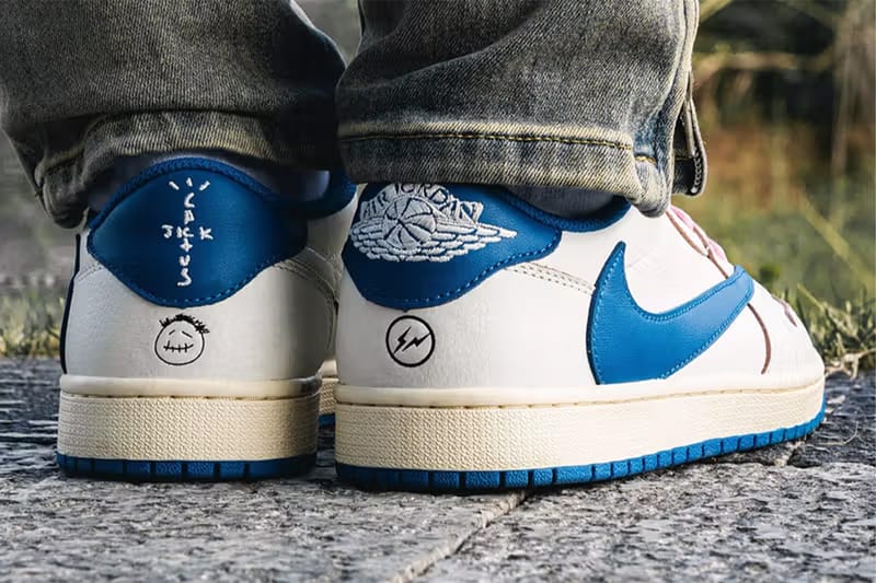 トラヴィス・スコット x fragment design x Air Jordan 1 Low 新色のファーストルックをチェック