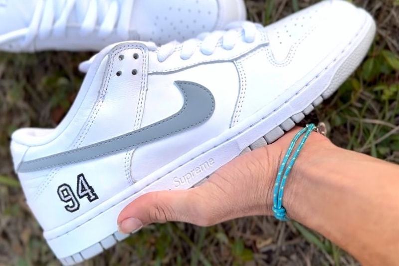 シュプリーム x ナイキ SB ダンクローのビジュアルが浮上 Supreme x Nike SB Dunk Low first look