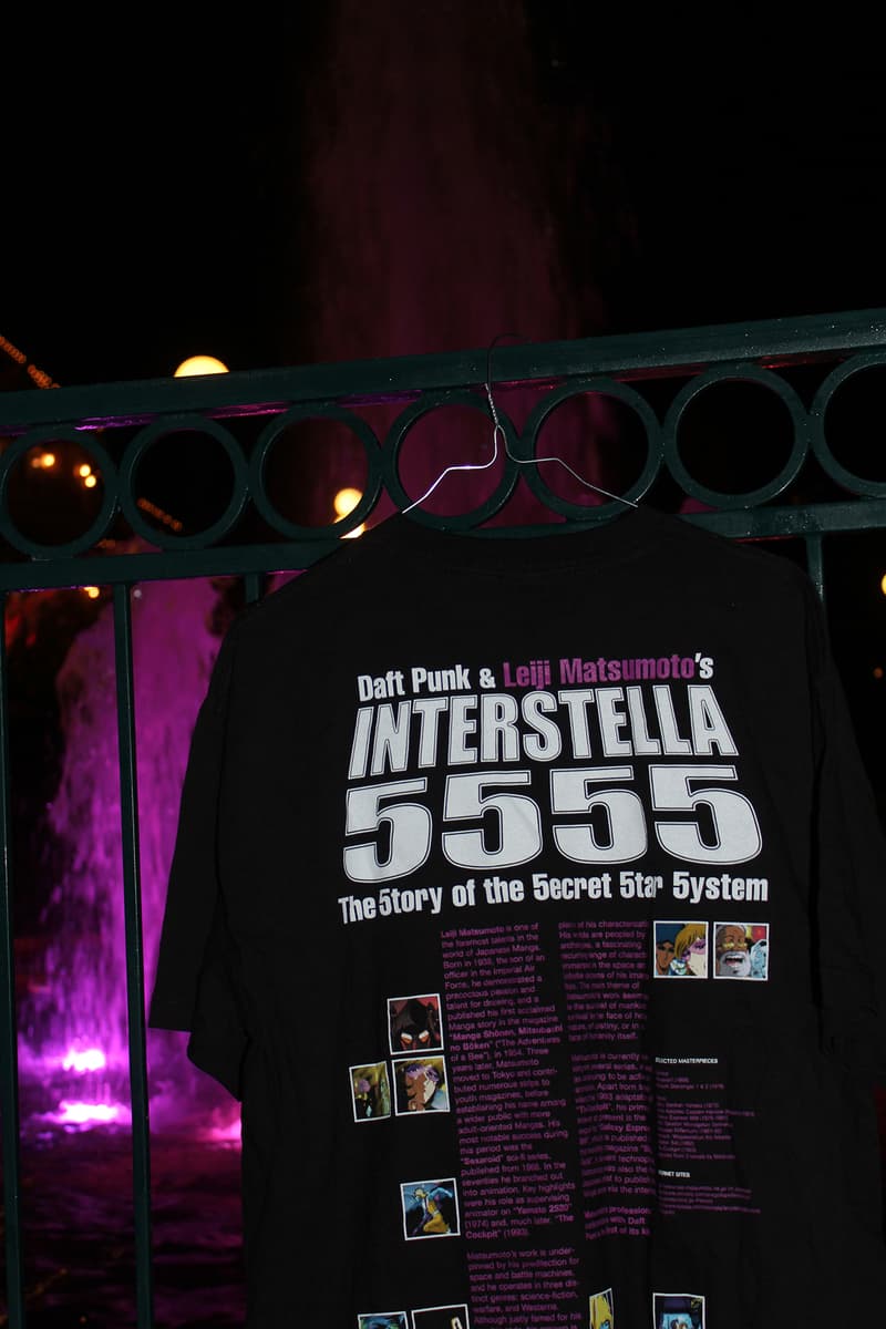 ギークスルールが『インターステラ5555』の限定Tシャツを発売 geeks rule 55554k collaboration release info daft punk