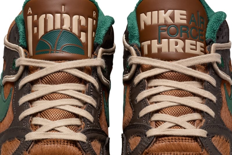 NIGO®️ x ナイキエアフォース 3 ローに “APE” をモチーフにした新作が登場 NIGO®️ x Nike Air Force 3 Low Baroque Brown and Pecan release info 二ゴー
