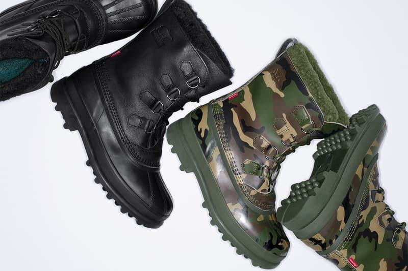 シュプリームがカナダ発の老舗シューズブランド ソレルとのコラボレーションを発表 Supreme SOREL Caribou Boot release info