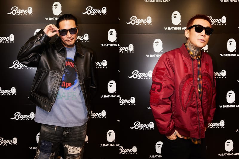 銀座エリア初の路面店 BAPE STORE® GINZA のオープニングに豪華ゲストが多数来場