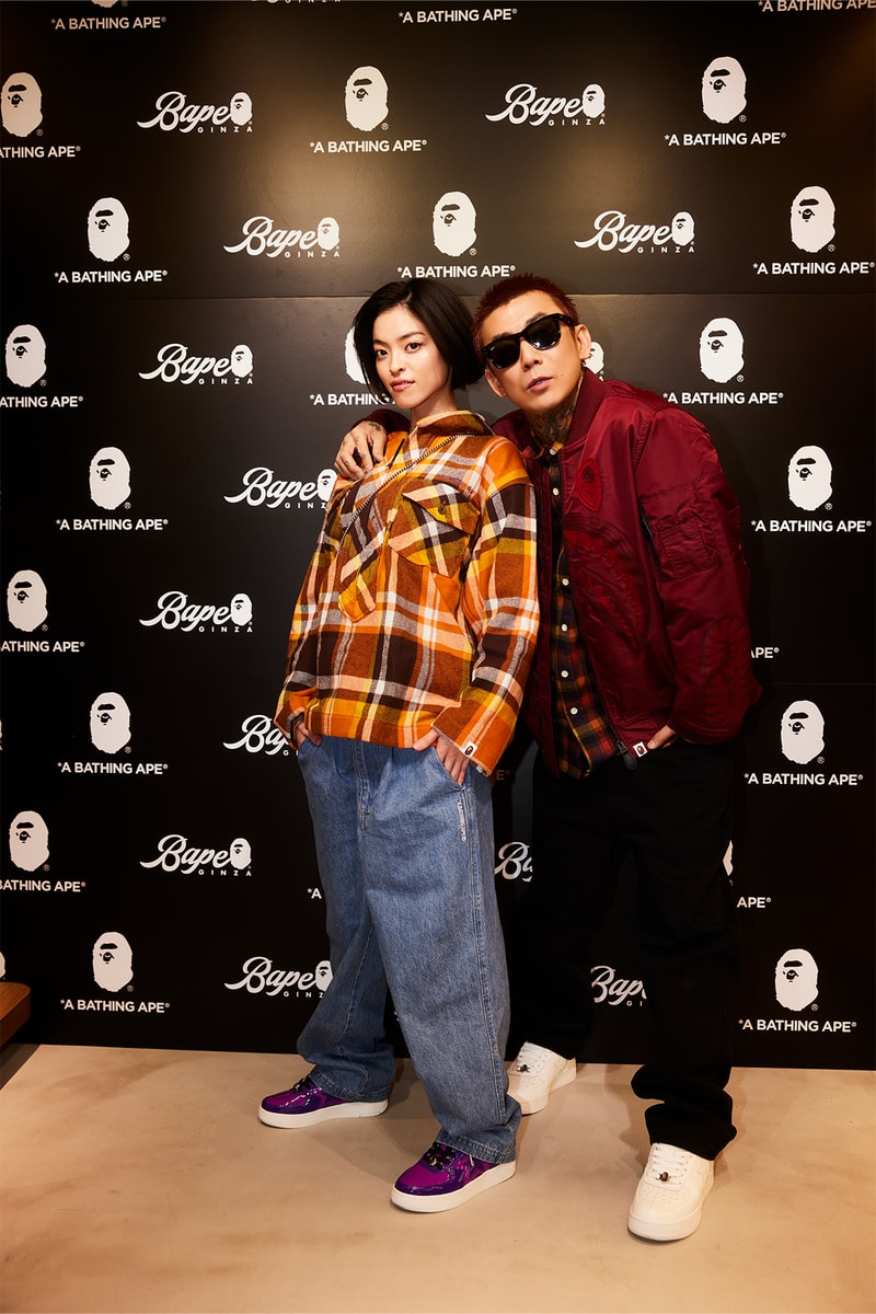 銀座エリア初の路面店 BAPE STORE® GINZA のオープニングに豪華ゲストが多数来場 opening party