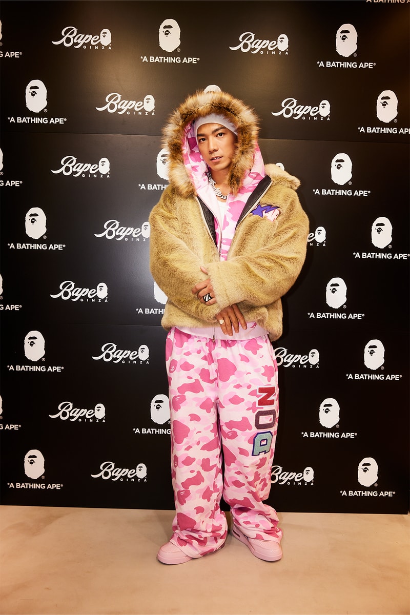銀座エリア初の路面店 BAPE STORE® GINZA のオープニングに豪華ゲストが多数来場 opening party