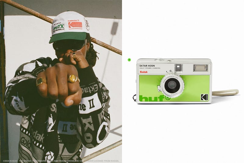 HUF が世界最大の写真用品メーカー Kodak とのコラボレーションを発表