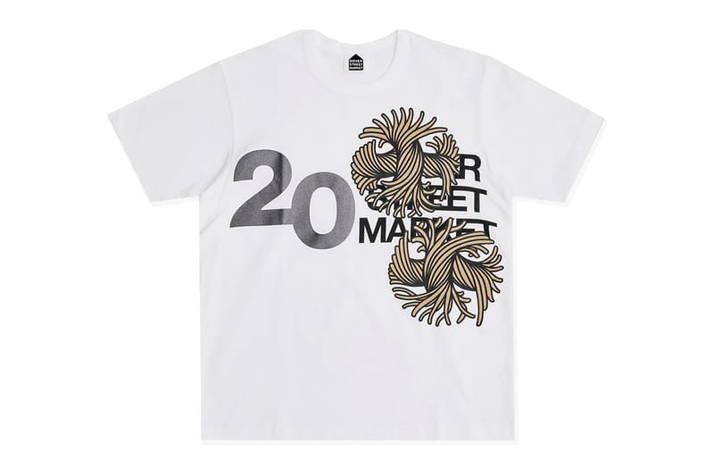 ドーバーストリート マーケットが豪華コラボレーターを迎えた20周年記念カスタマイズTシャツコレクションを発表 DSM 20th Anniversary Customised T-Shirts and Totes release info