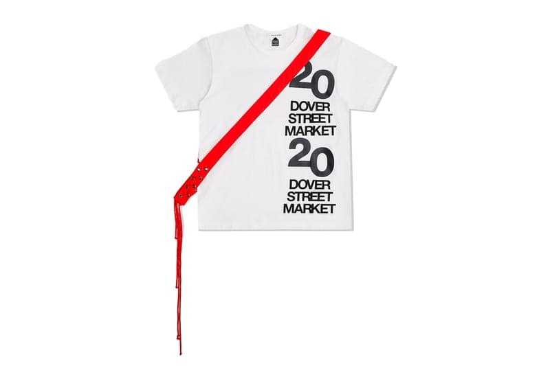 ドーバーストリート マーケットが豪華コラボレーターを迎えた20周年記念カスタマイズTシャツコレクションを発表 DSM 20th Anniversary Customised T-Shirts and Totes release info