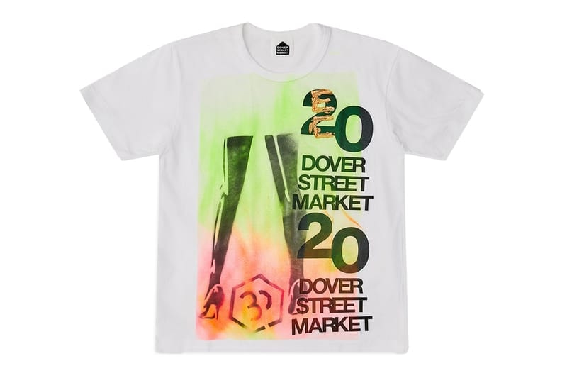 ドーバーストリート マーケットが豪華コラボレーターを迎えた20周年記念カスタマイズTシャツコレクションを発表 DSM 20th Anniversary Customised T-Shirts and Totes release info