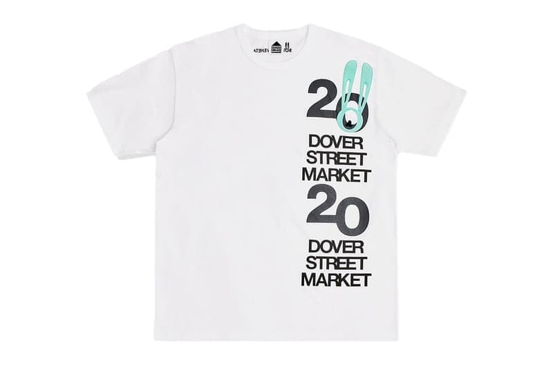 ドーバーストリート マーケットが豪華コラボレーターを迎えた20周年記念カスタマイズTシャツコレクションを発表 DSM 20th Anniversary Customised T-Shirts and Totes release info