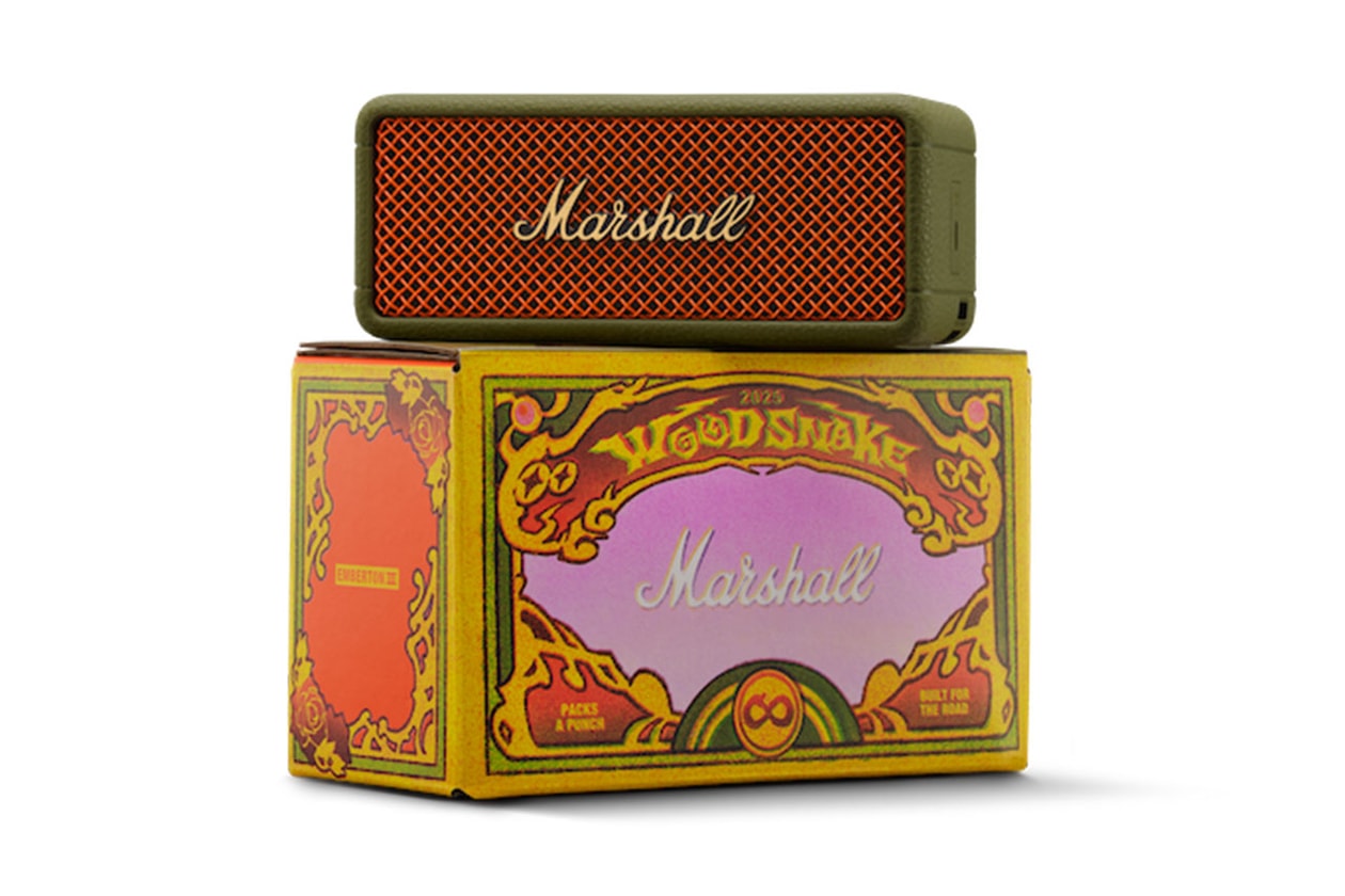 マーシャルがブランド初となる旧正月特別版のエンバートンIIIを発売 marshall emberton iii lunar new year edition woodsnake 2025 release info