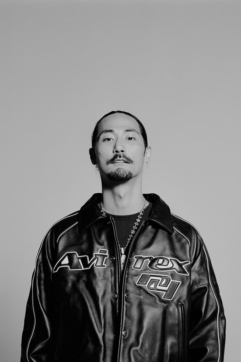 アヴィレックスとジンドッグ主宰のOMGがコラボレーションを発表 avirex jin dogg omg collb varsity jacket release info