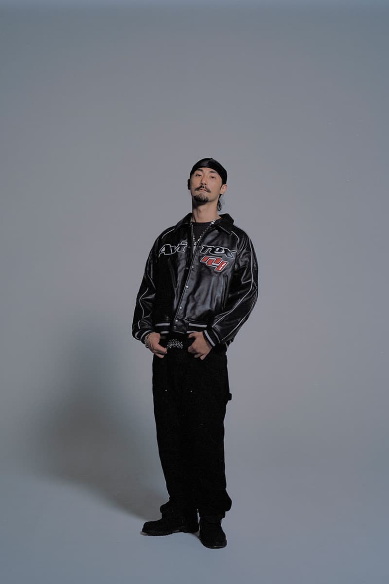 アヴィレックスとジンドッグ主宰のOMGがコラボレーションを発表 avirex jin dogg omg collb varsity jacket release info