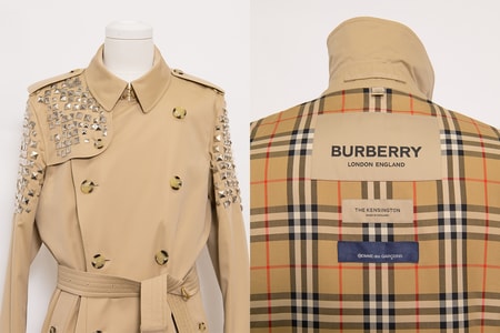 COMME des GARÇONS が Burberry のカスタマイズトレンチ第2弾を青山店限定で発売