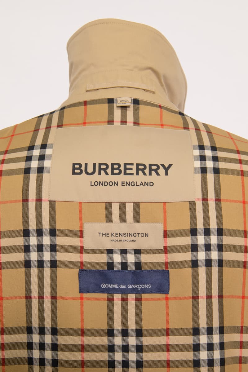 コム デ ギャルソンが バーバリーのカスタマイズトレンチ第2弾を青山店限定で発売 COMME des GARÇONS  x Burberry Long Kensington Heritage Trench Coat